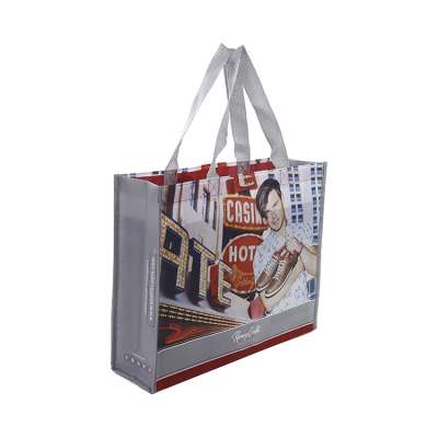 High Quality laminated reusable shopping bag non woven supermarket bag