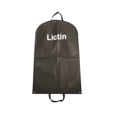 Wholesale non woven garment bag suit cover bag with handles