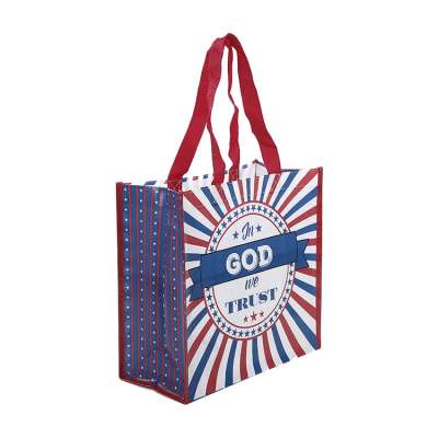 Factory Supply eco friendly shopping gift bag laminated bag non woven