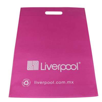 China Manufacture recyclable t-shirt bag d cut non woven bags