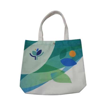 organic printed custom tote bag eco friendly reusable cotton bags