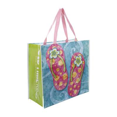 Friendly recycled cute reusable shopping bag non woven laminated bags