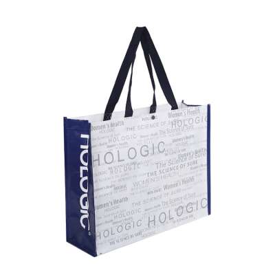 Hot selling pp woven English alphabet Printed Reusable shopping bag