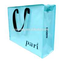 Laminated PP Woven Promotional Waterproof Eco Friendly Reusable Shopping Bag with Zipper